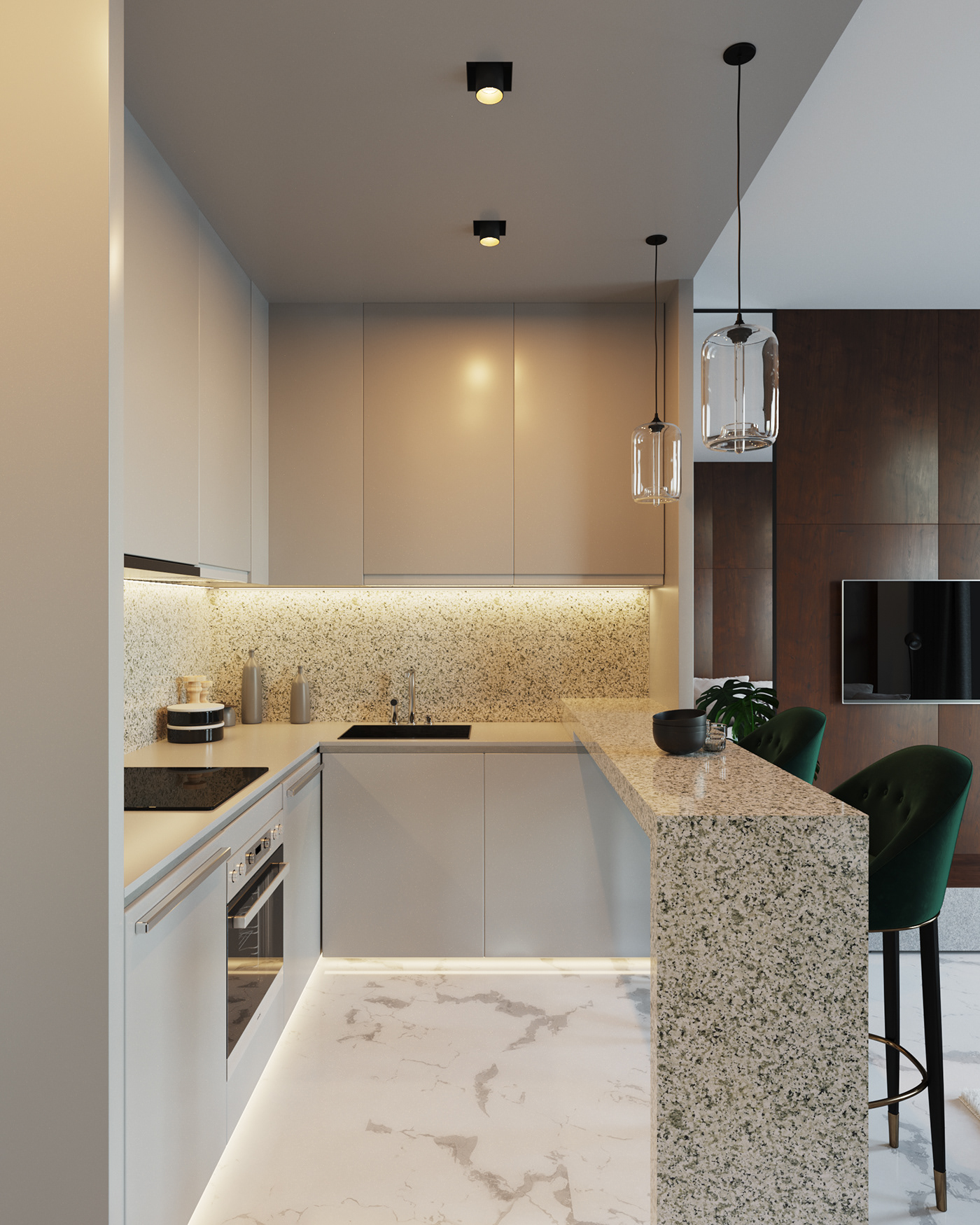 迪拜现代平层设计丨阿联酋迪拜丨ADAM 室内设计-6