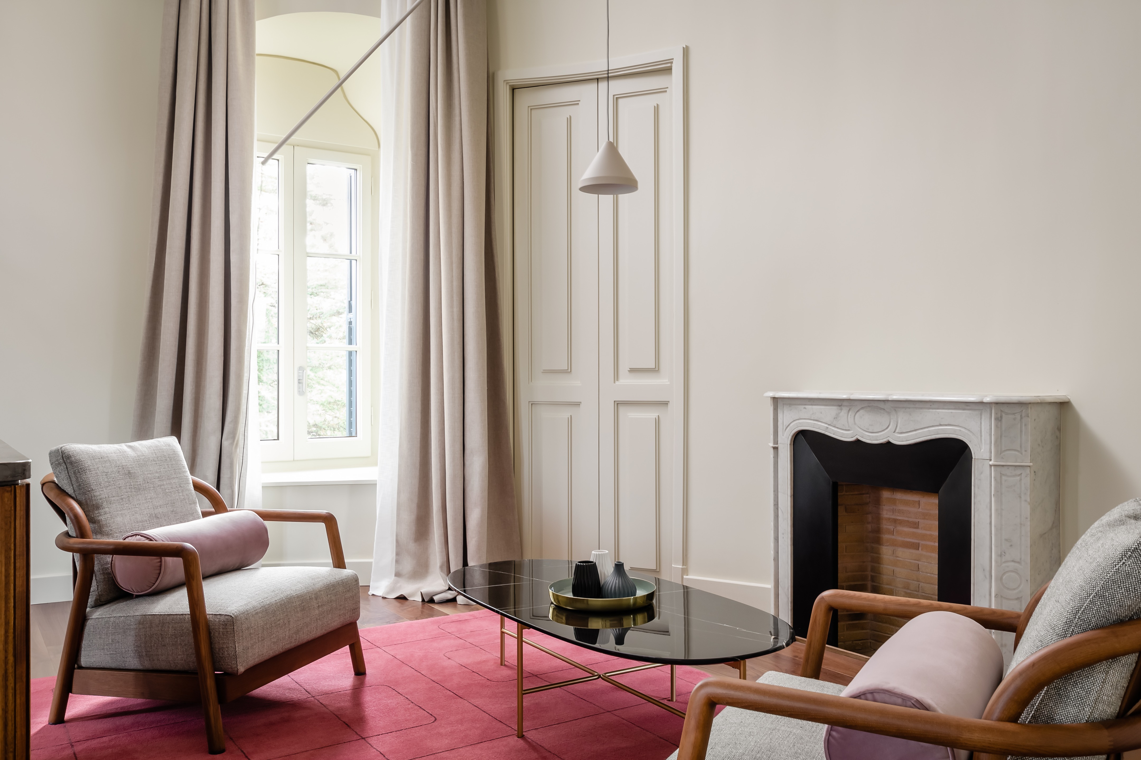 巴塞罗那 Relais & Châteaux Mercer Hotel Torre del Remei | 奢华套房内的 Alison 和 Tosca 座椅-0