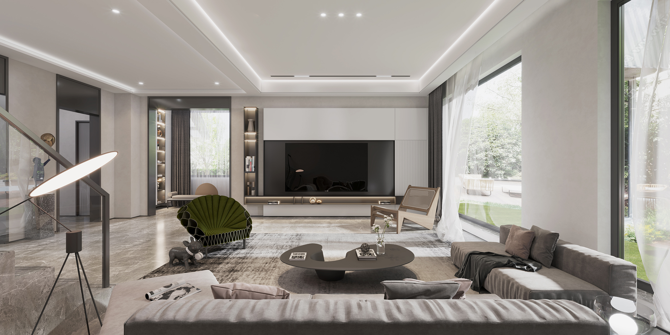 现代湖山赋空间丨方强荣设计事务所-2