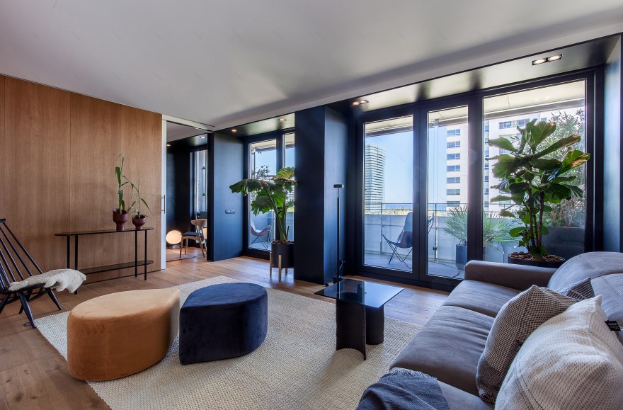 巴塞罗那海景公寓,现代简约与自然温馨的融合-8