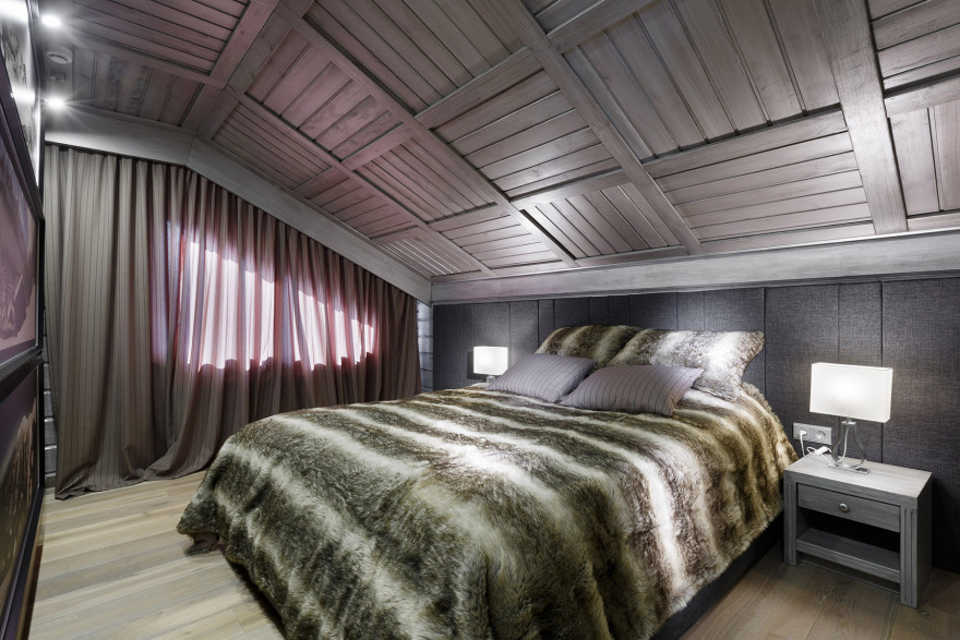 雪域风情 | Courchevel 风格木屋设计-15