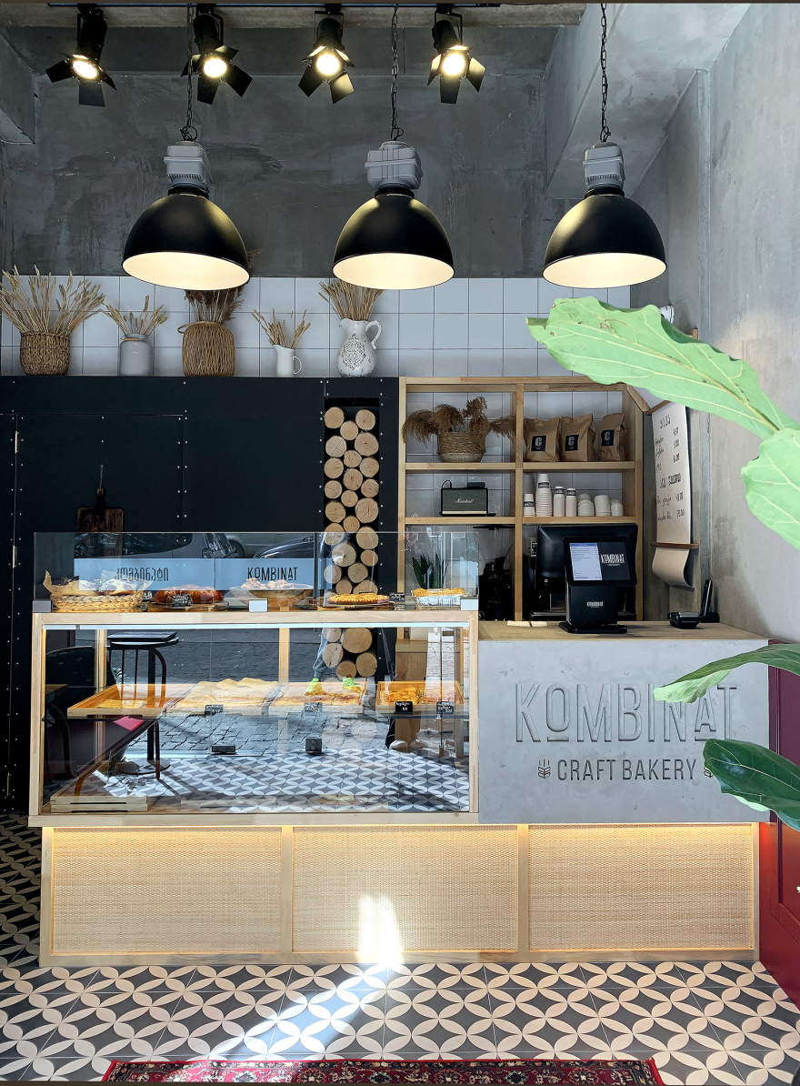 融合工业风与文艺复兴的甜品店设计-8