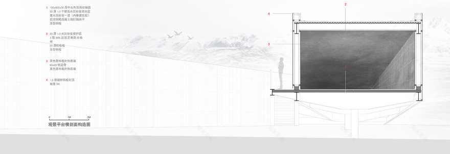 雪山下的神圣黑帐篷——藏地观景平台设计-85
