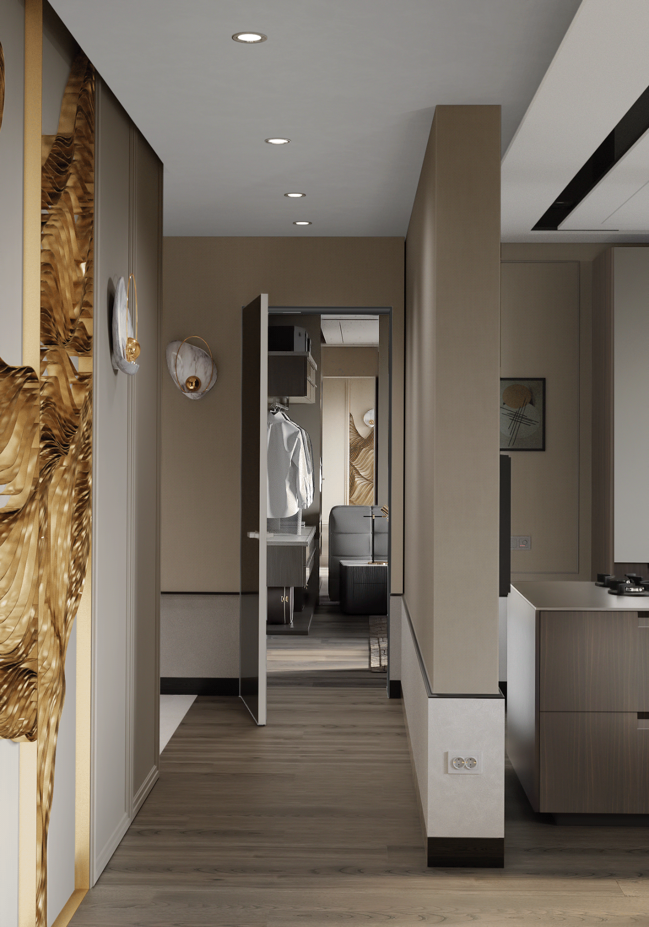 莫斯科顶层复式豪宅,现代风格演绎温馨高级生活-71