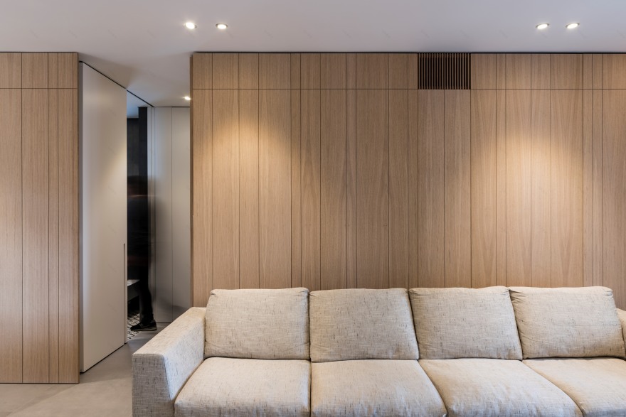 翻新公寓中的木质波西米亚风格-0