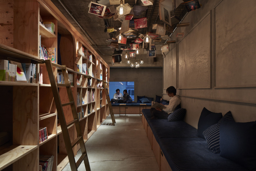 东京 Book and Bed 图书馆旅馆-4