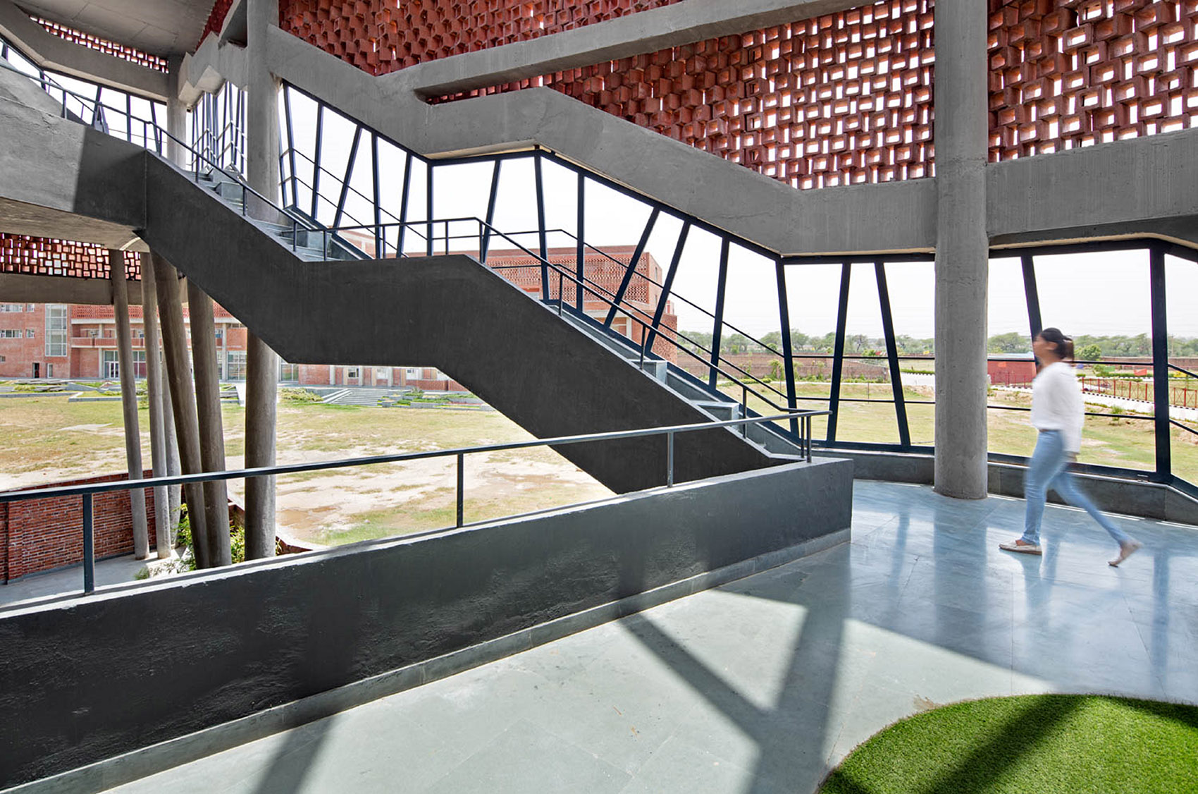 圣安德鲁斯女生宿舍楼丨印度丨Zero Energy Design Lab-33