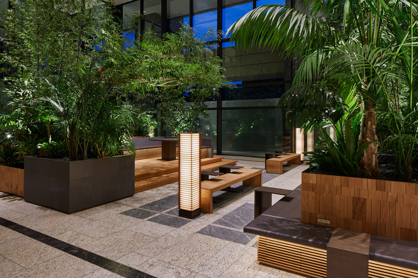 东京金融区绿洲入口大厅丨日本东京丨ikg inc.-28