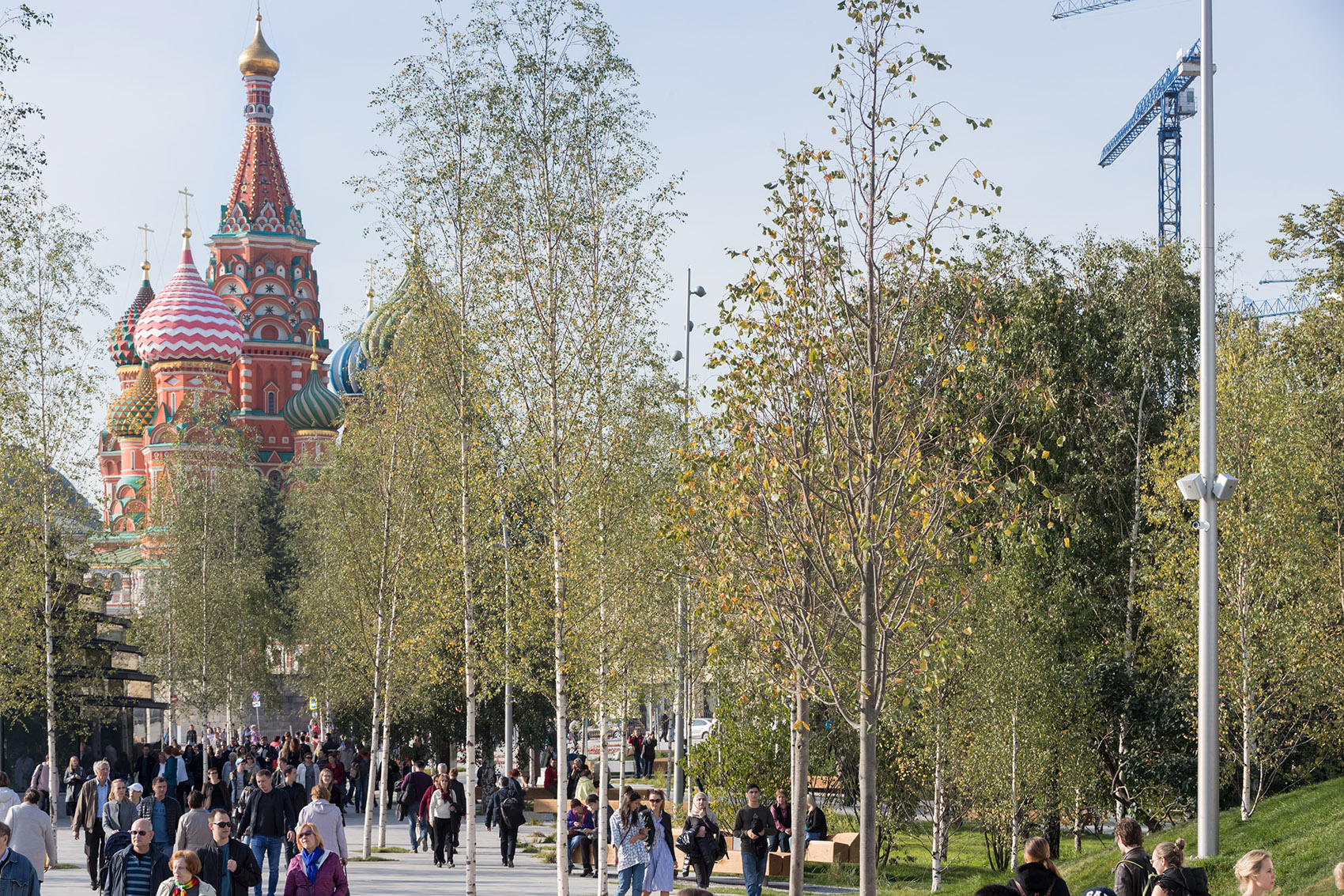 扎里亚季耶公园，莫斯科/同时扮演公园、城市广场、社交空间、文化设施以及休闲场所的角色-124