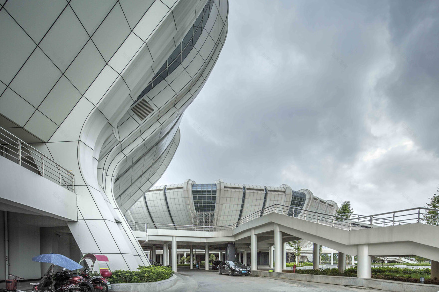 苍南体育中心 | 型钢桁架结构结合曲面网壳,呈现“八”字形构图-29