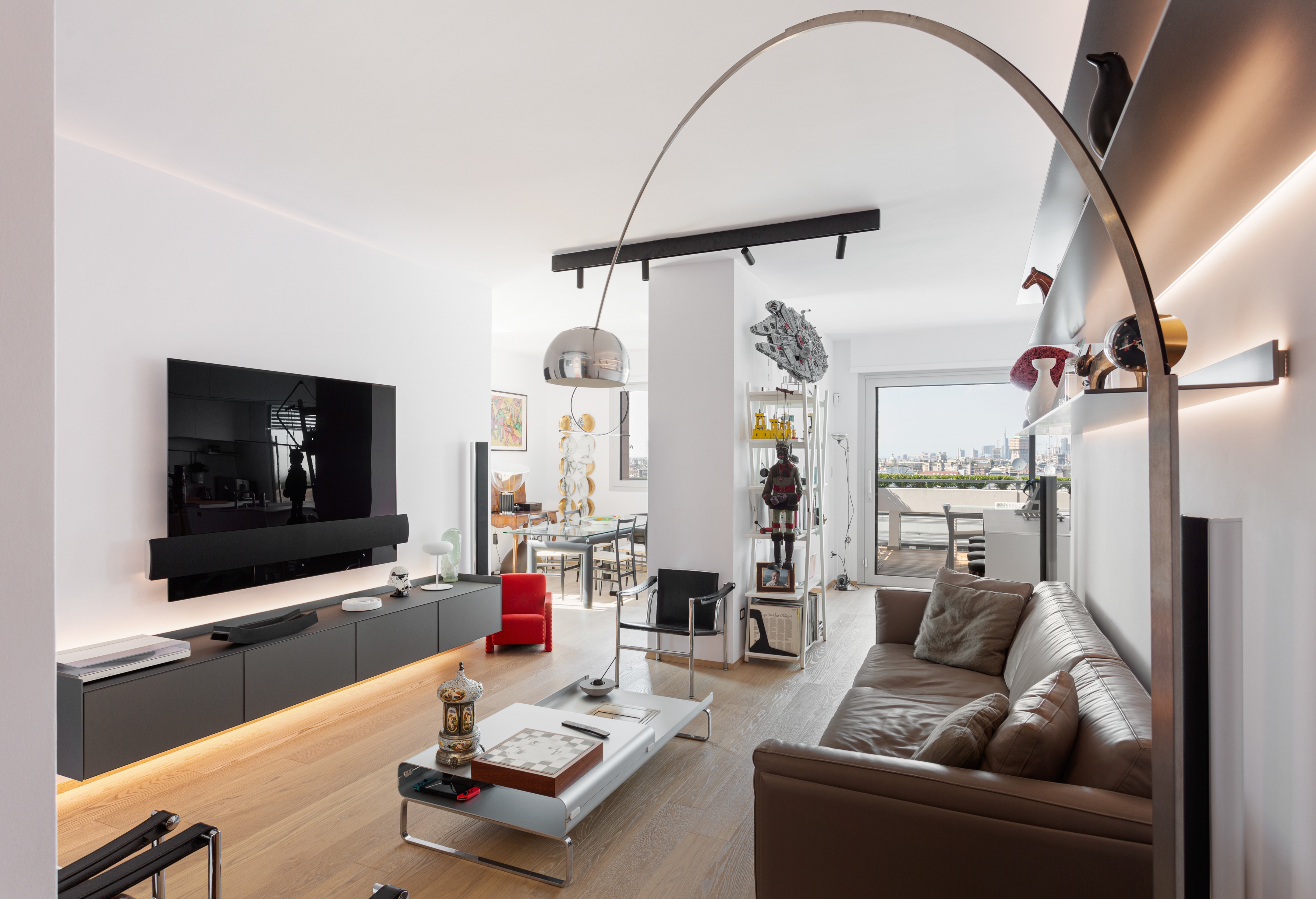 意大利米兰顶层公寓改造-0