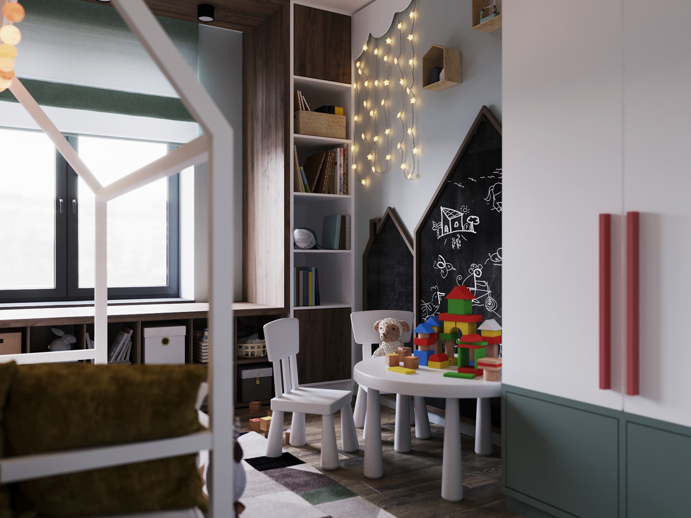 童趣设计，打造温馨儿童房-3