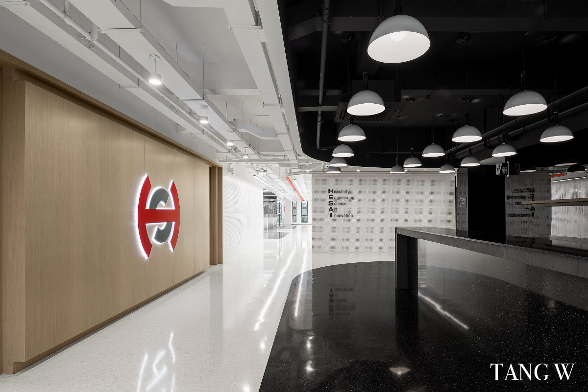 杭州禾赛光电现代展厅办公空间设计-6