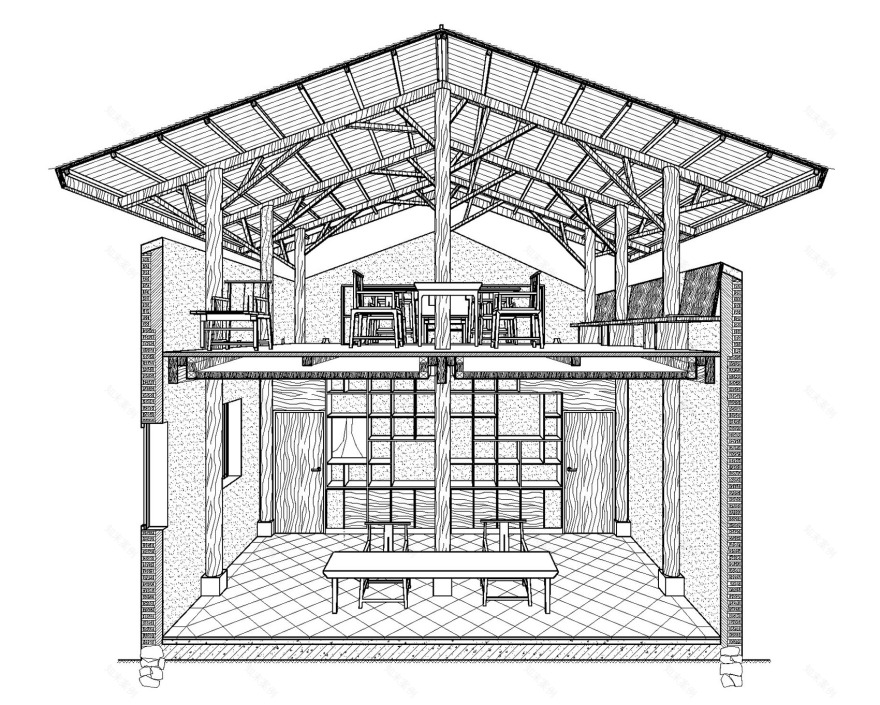 徽州古村的现代茶楼 | 宀屋-121