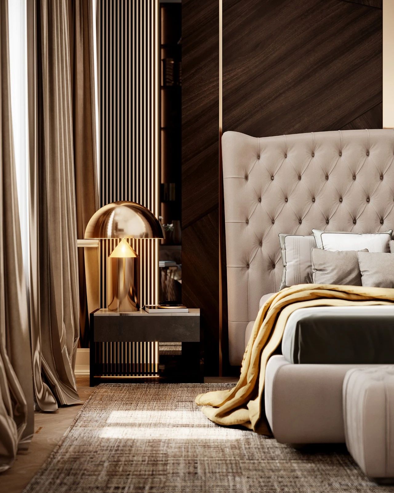 Mossebo 设计团队打造大气一居室,古典与现代完美融合-32