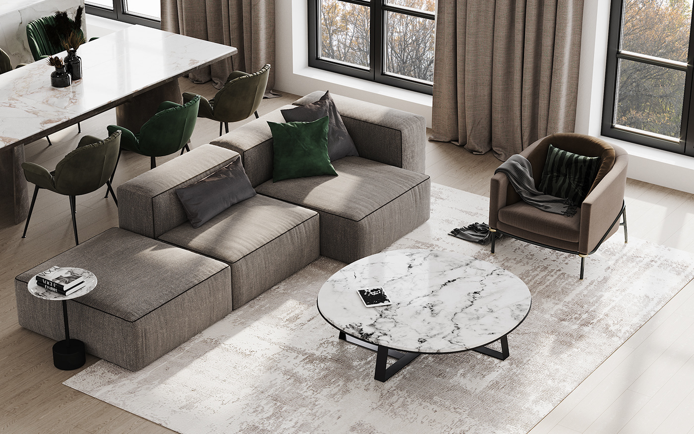 现代平层设计|俄罗斯-9