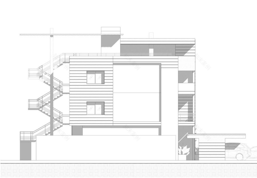 融合户外景观的公寓设计-7