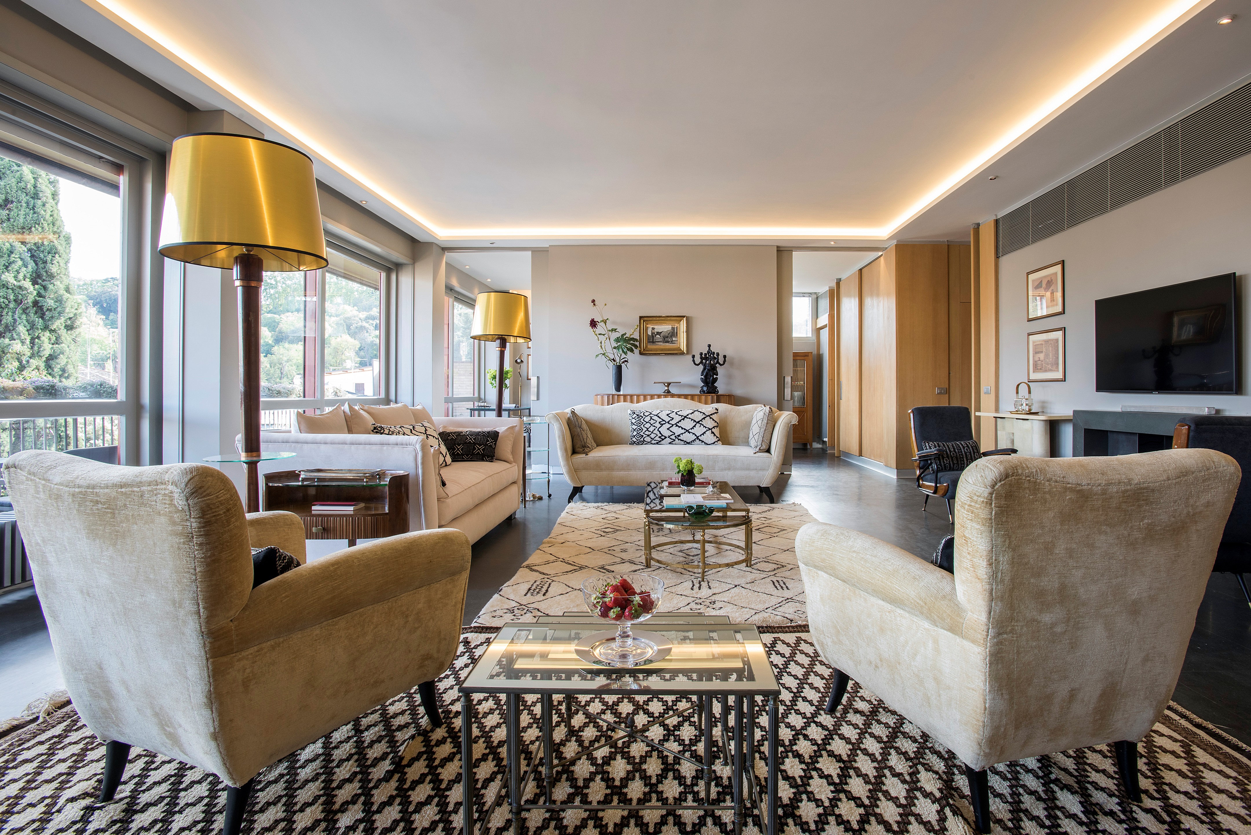 鸟语绿意中的宁静空间——罗马 Gianicolo 与 Trastevere 间 Oasi 公寓设计-0