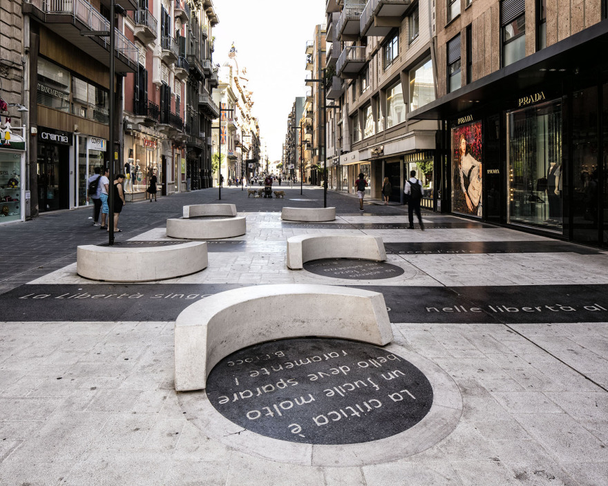 巴里市 Via Sparano 街道重生 | 城市公共空间与商业文化的完美融合-12