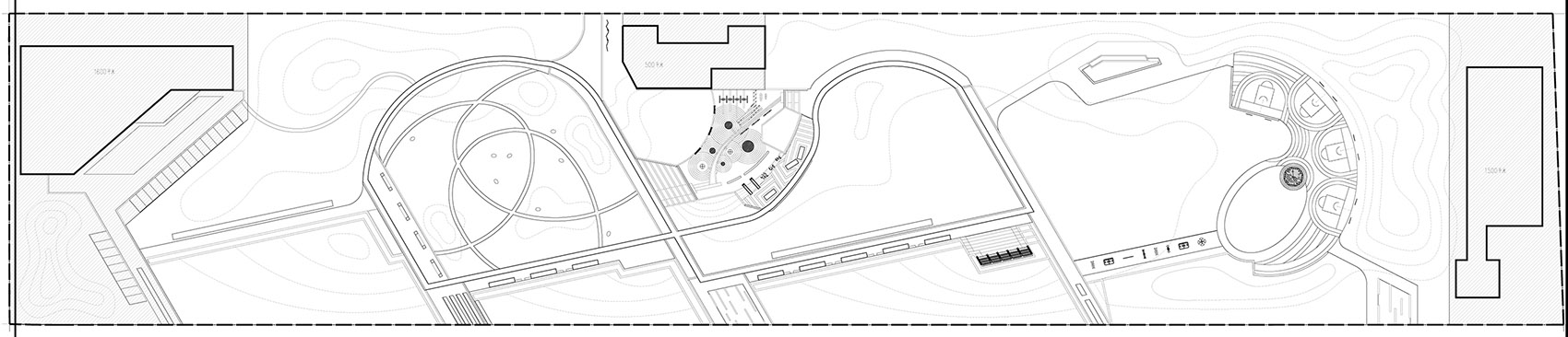 华茂绿线北园改造丨北京市园林古建设计研究院YWA严伟风景园林工作室-73