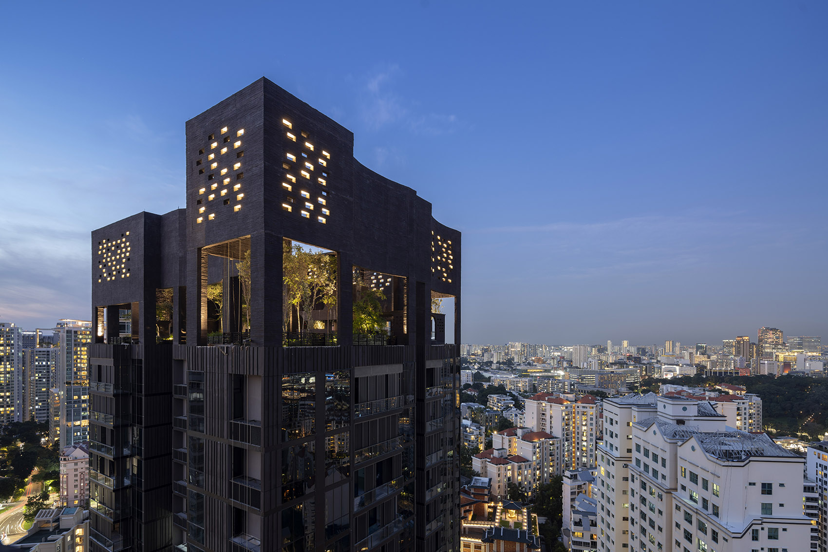 Martin Modern大厦，新加坡/城市高空中的绿洲-30