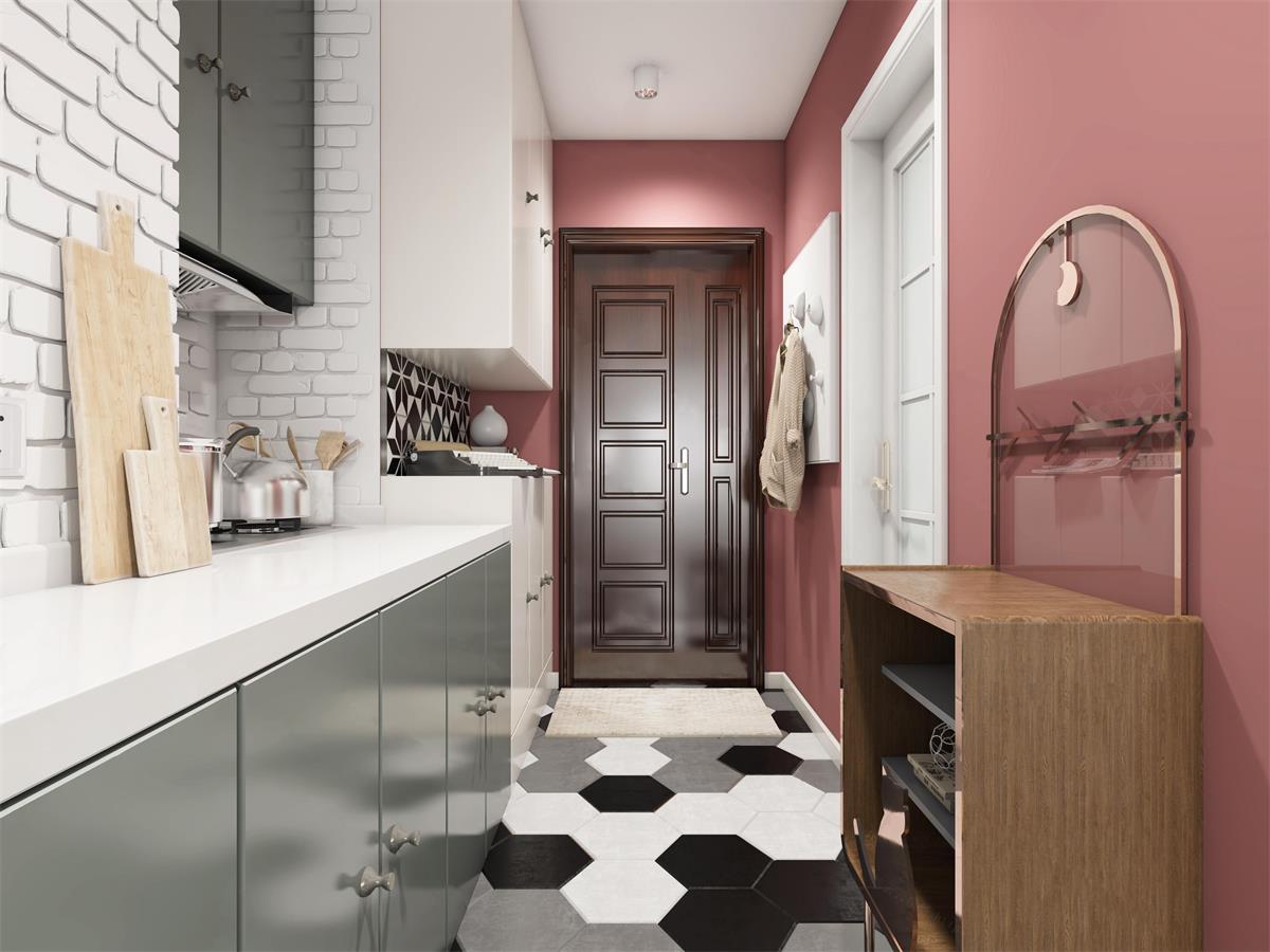 清新小公寓效果图案例-6