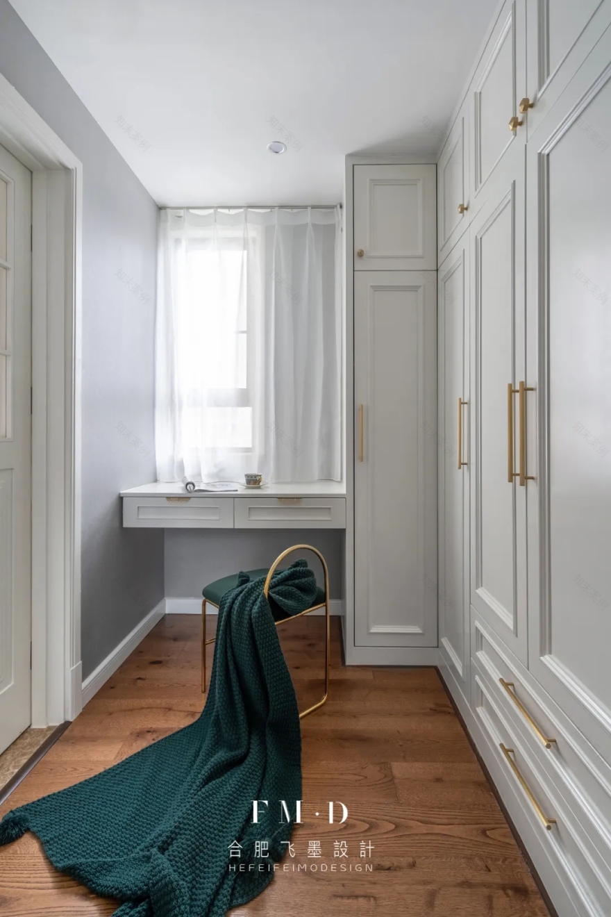 合肥华润凯旋门 130㎡精装房改造,美式轻奢风格温馨实用-47