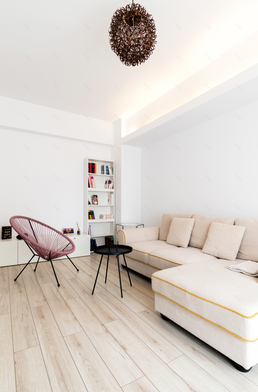 布加勒斯特 Yoshi 公寓 | 北欧风格明亮极简空间-6