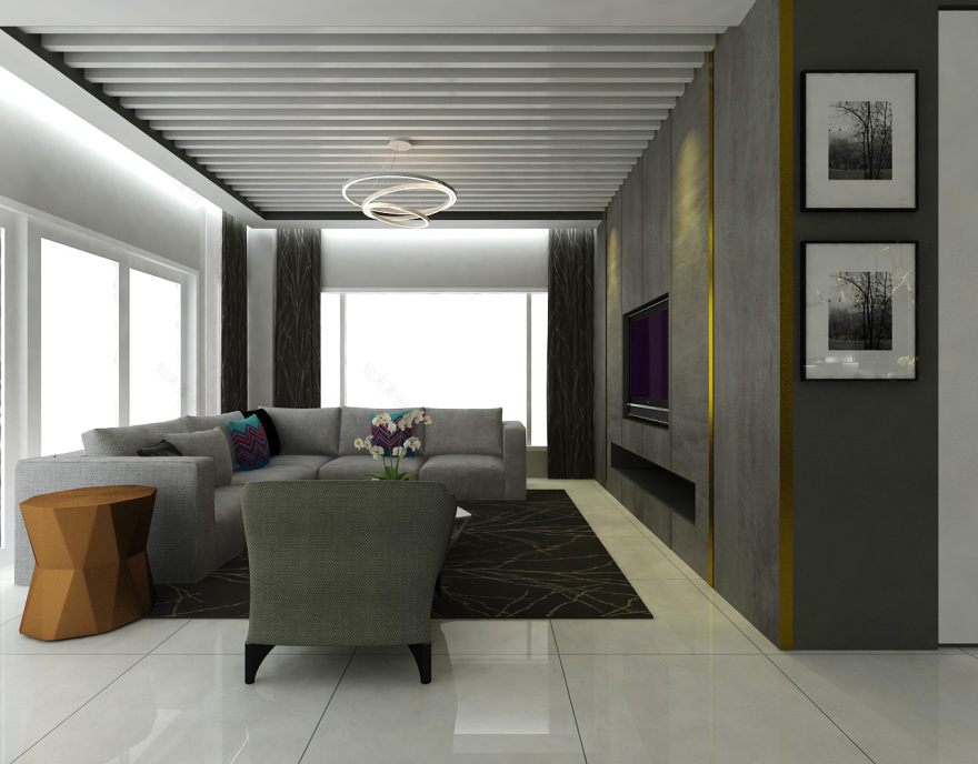 现代摩登公寓,一家五口的温馨家园-12