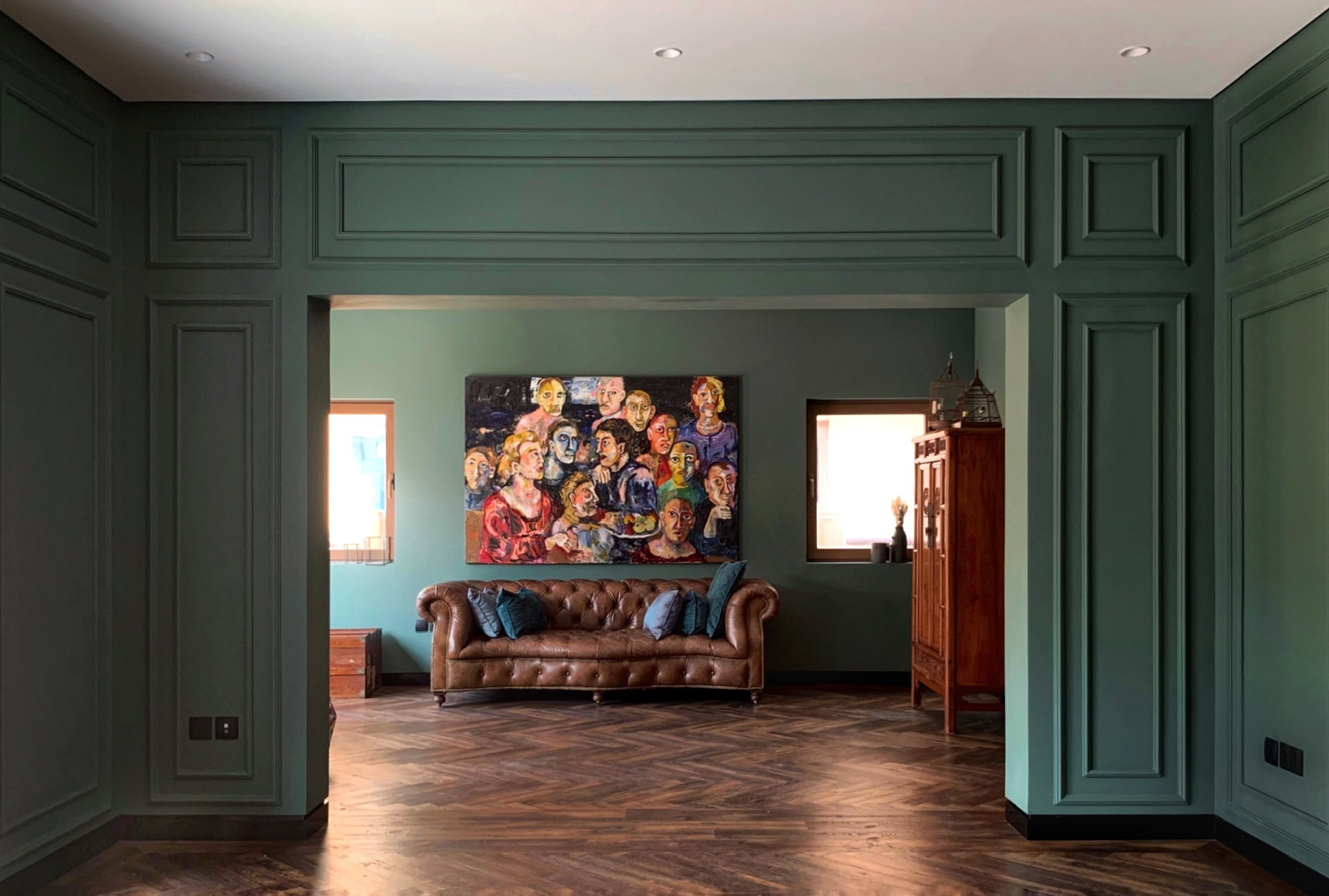 绿意盎然的艺术之旅——融合传统与自然的现代家居设计-0