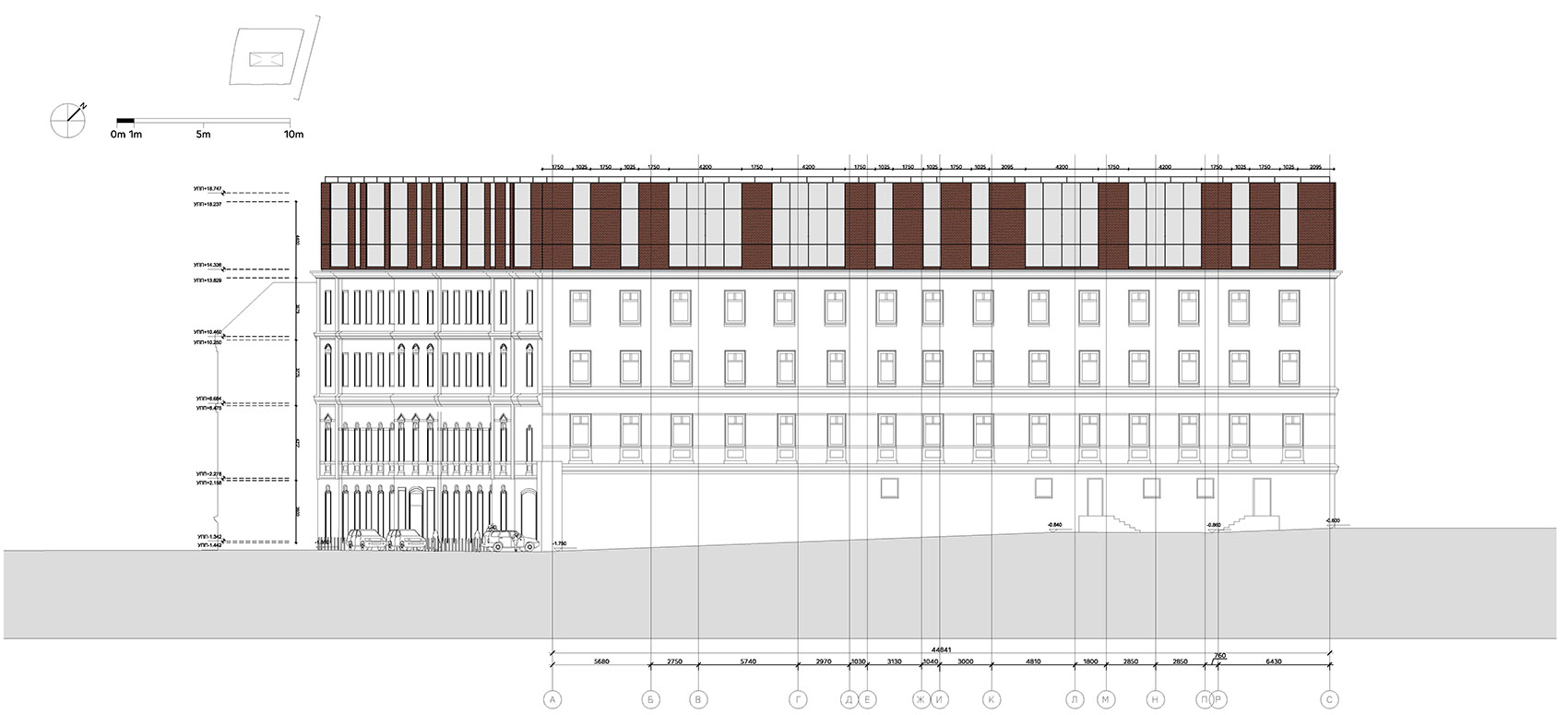 Sovremennik公寓楼，莫斯科/新古典主义公寓楼的修复和现代扩建-81