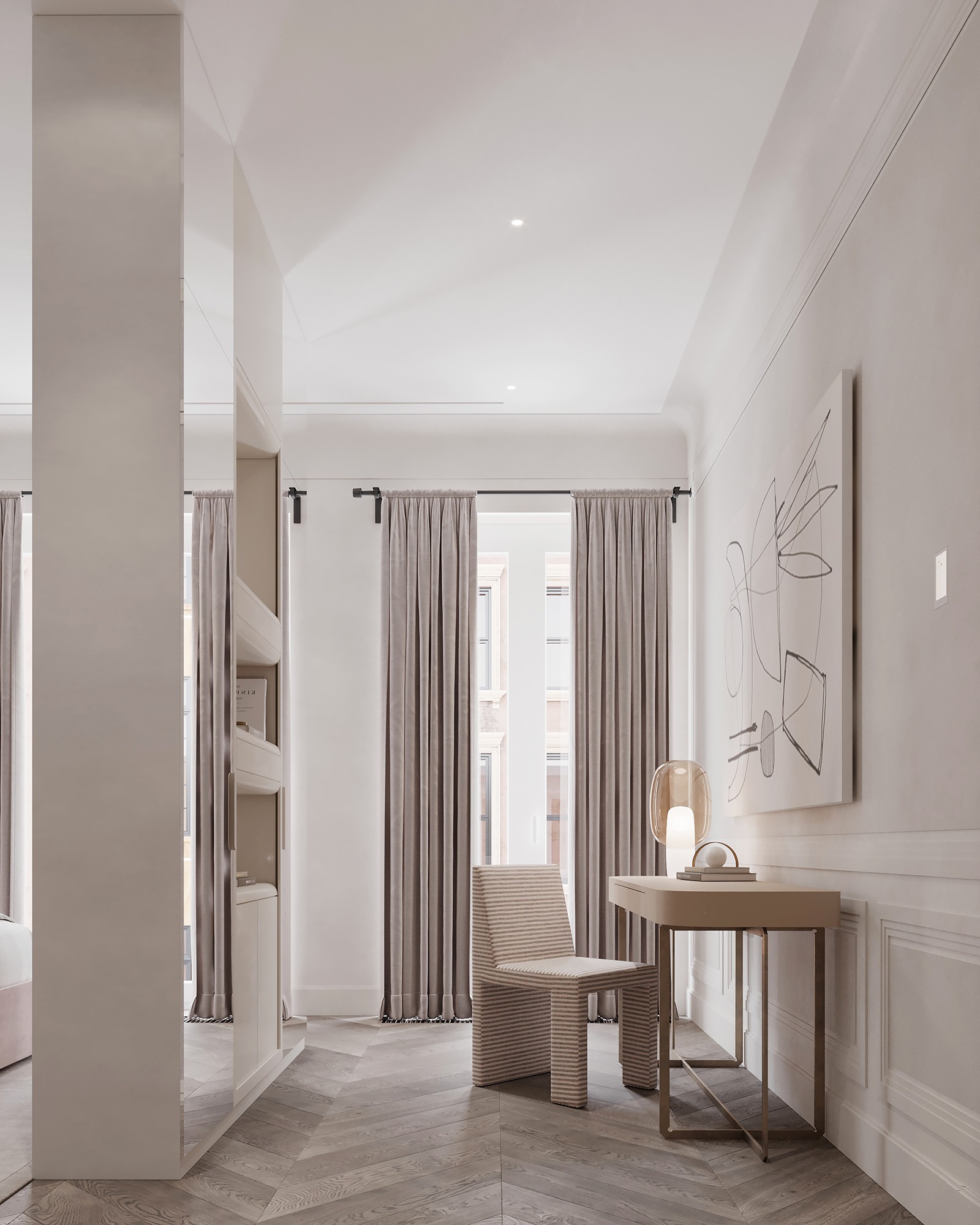 莫斯科法式极简公寓丨俄罗斯莫斯科丨ABarchitects 工作室-47