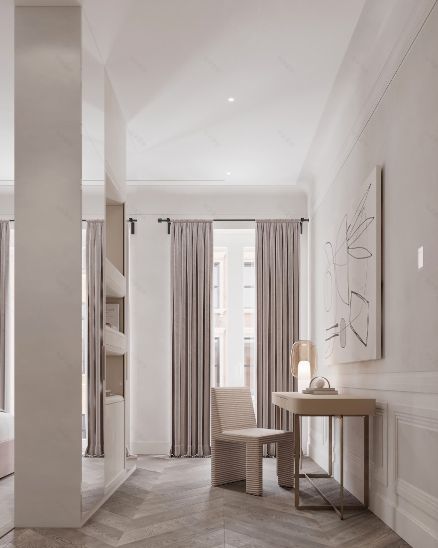 莫斯科法式极简公寓丨俄罗斯莫斯科丨ABarchitects 工作室-47