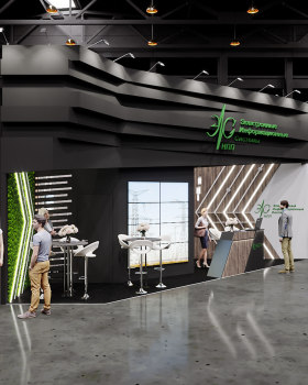 Anita Protsan丨展厅丨Exhibition stand ''Электронные информационные системы''