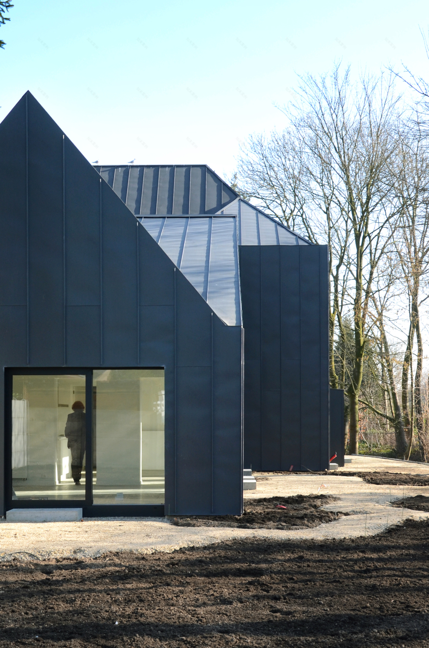 绿意盎然的城市新居 | 比利时三户共享住宅设计-4