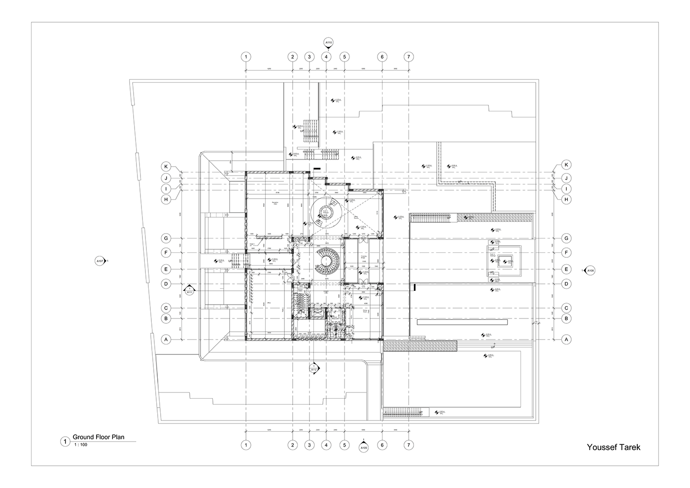 Youssef Tarek丨别墅建筑丨Villa Working Dawings-2