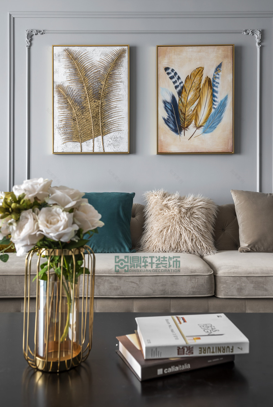 重庆鼎轩装饰 | 现代美式 130㎡老房爆改,加州百合园温馨家居空间-29