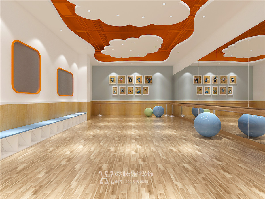 【宏钰堂】郑州艺学堂艺术培训机构装修设计效果图-7