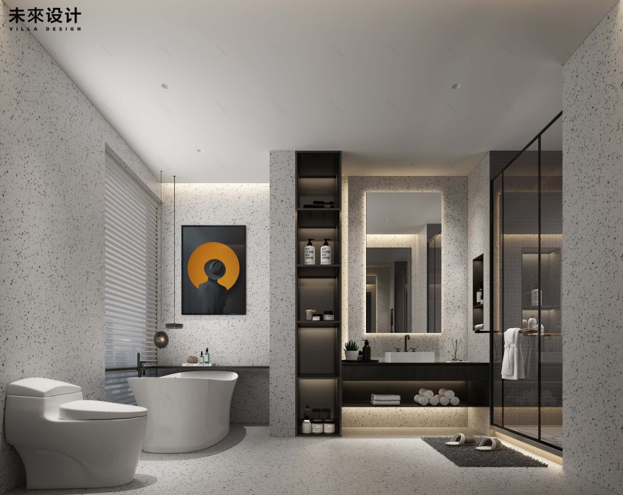 苏州湾景苑 | 未来设计打造 600㎡平层豪宅,诠释返璞归真的美学-44