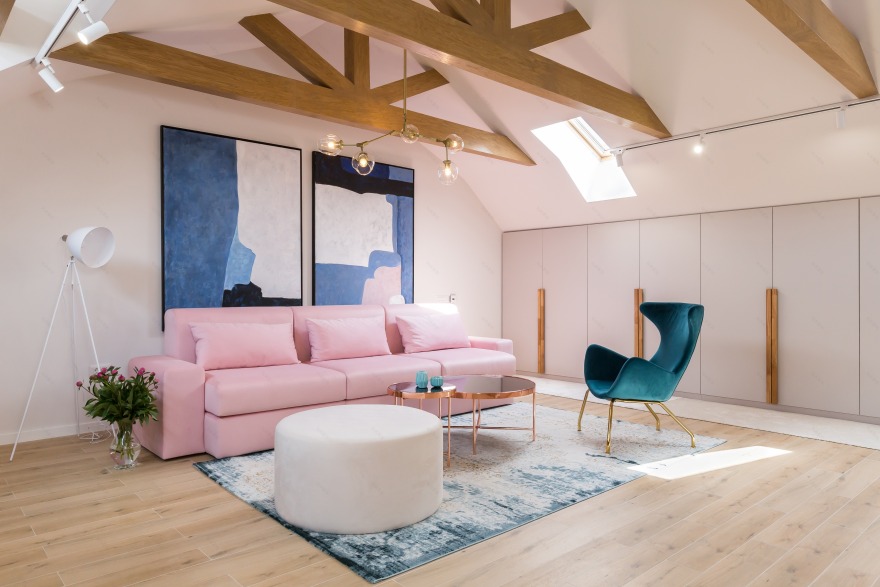 浪漫粉色逃离空间,时尚女郎的梦幻之屋-5