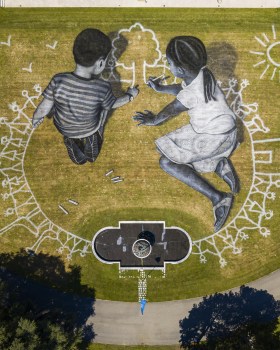 联合国总部瑞士 Geneva 惊现巨画"World in Progress"