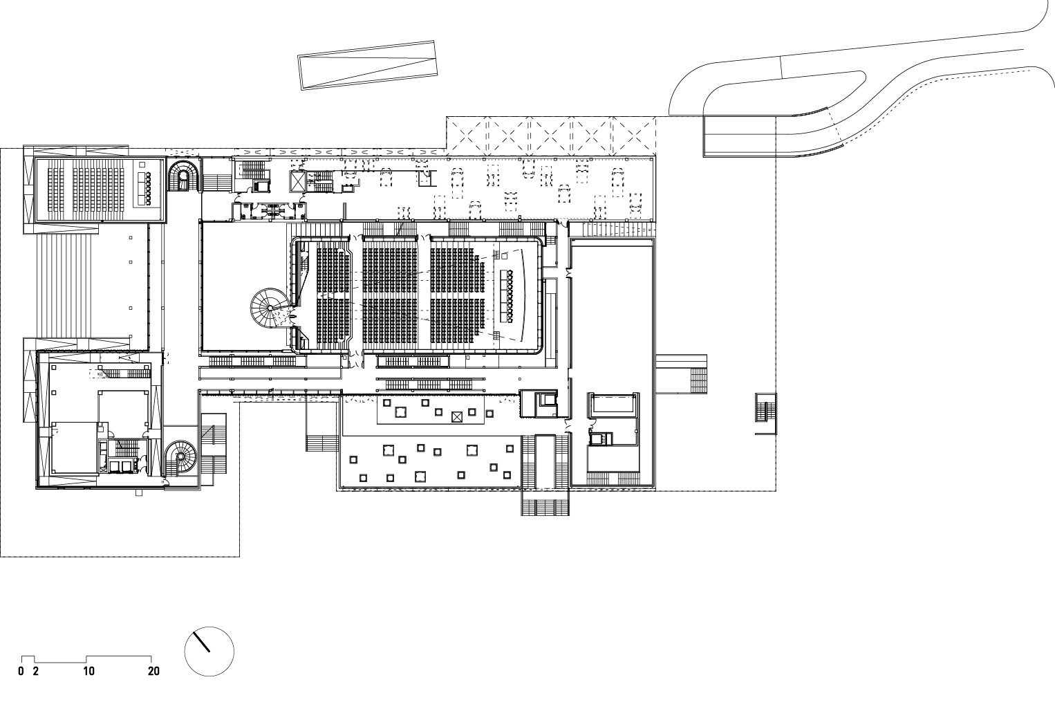 米兰郊区新建筑 | 知识传递中心的绿色 ceramic 大厅-29