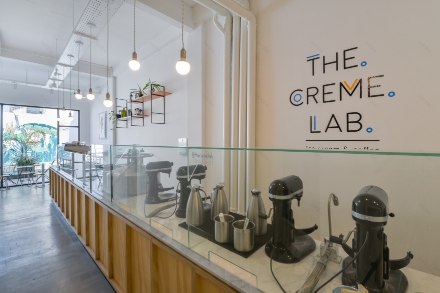 阿根廷白绿相间冰淇淋实验室-3