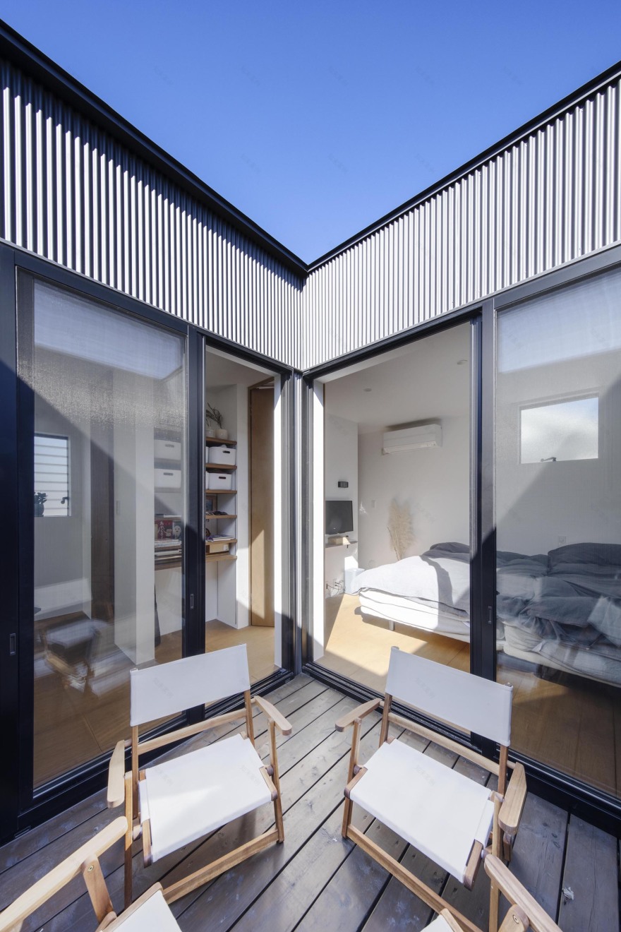 封闭外壳内的宽敞空间 别墅建筑 HouseI丨日本神奈川丨N.A.O. Naoki Kato-25