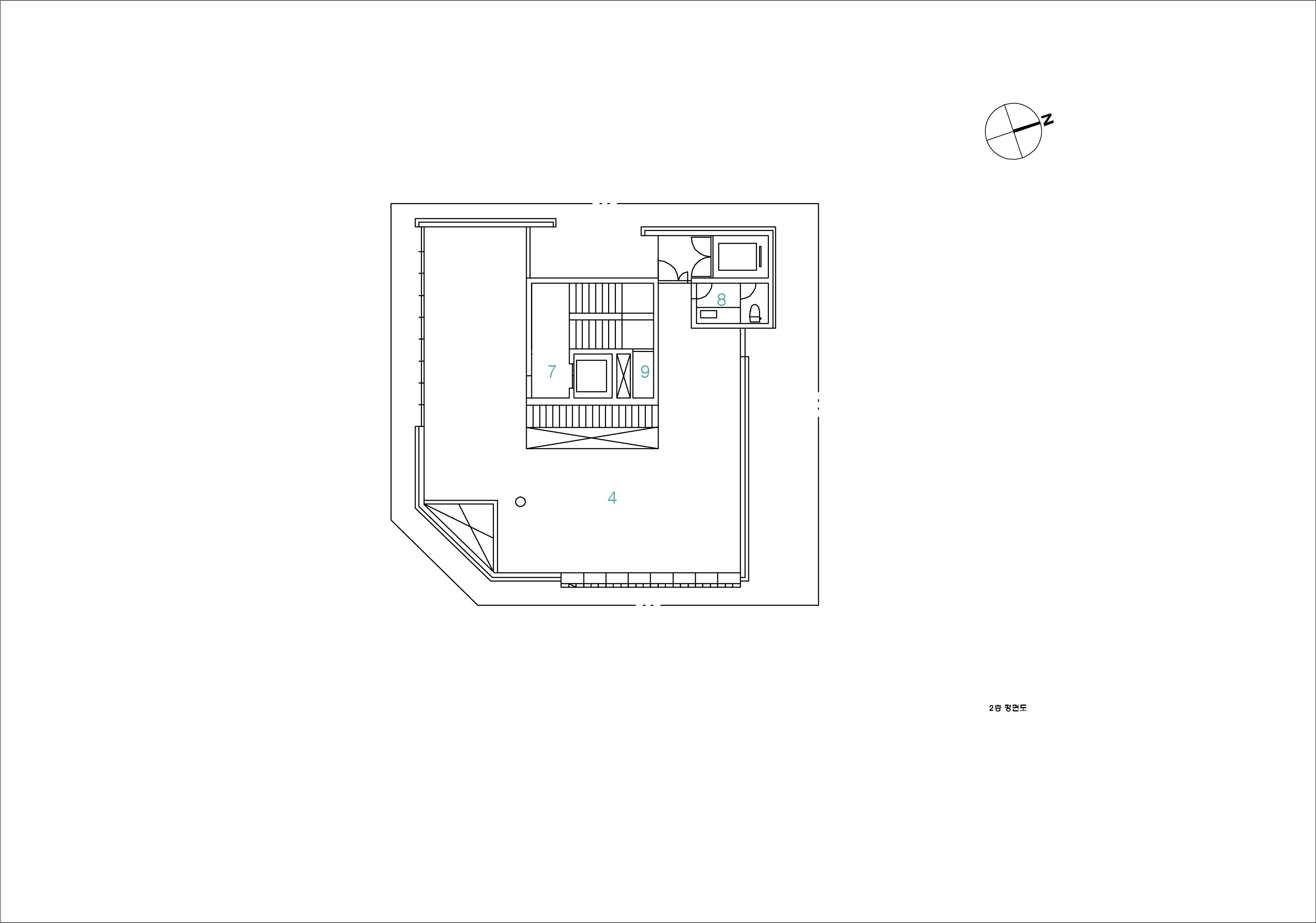 神秘莫埃像,首尔山城共生建筑设计-15