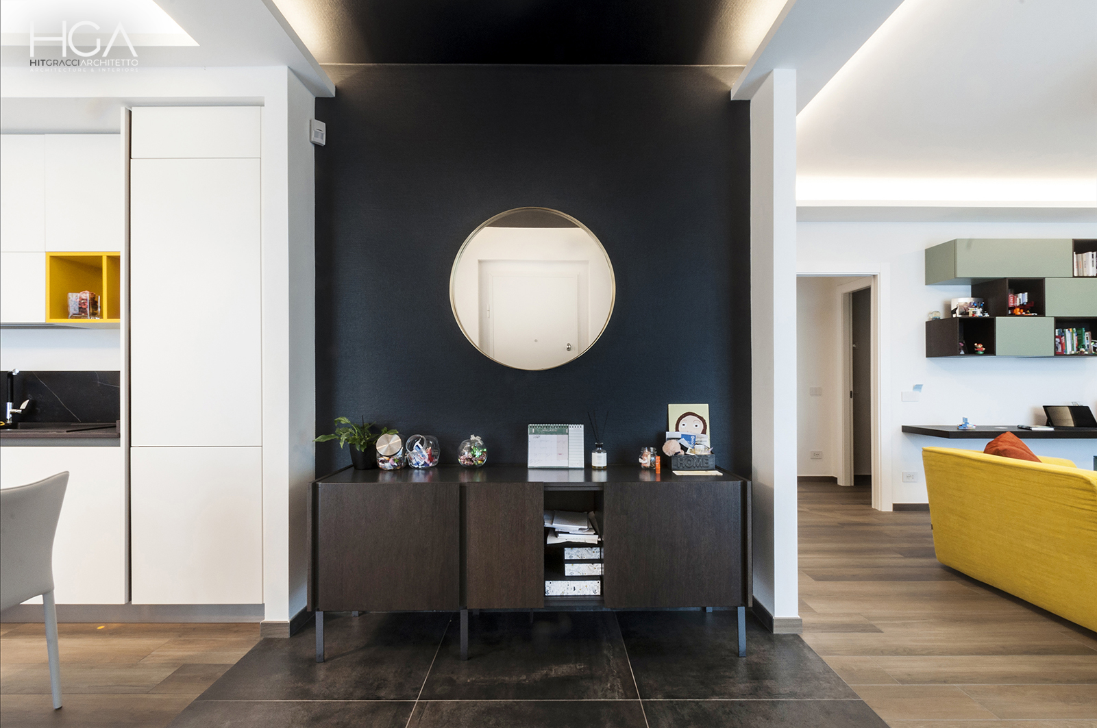 新旧融合,开放式公寓设计展现空间魔法-2