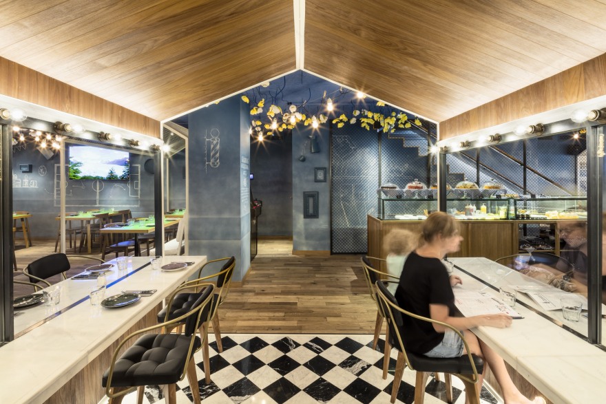 巴塞罗那乡村风情餐厅设计-13