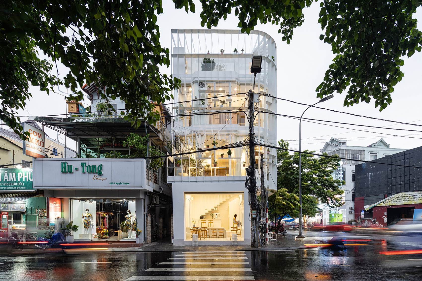 Tiam咖啡馆& 住宅，越南/繁忙路口旁的宁静小屋-3