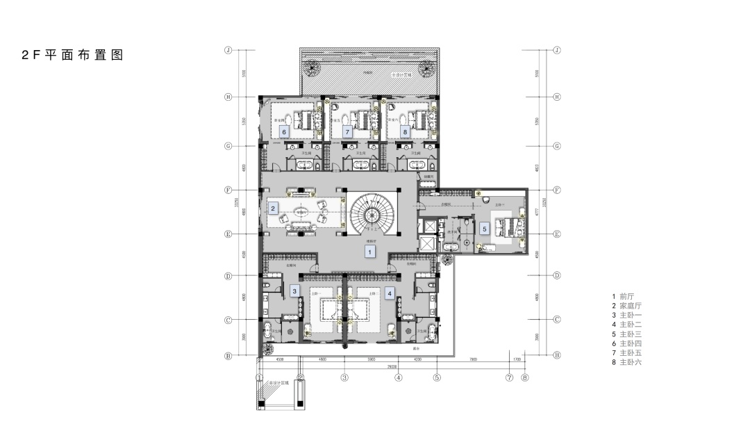 安想室内设计丨2000㎡海滨别墅，拥抱整片沙滩阳光和海岸丨安想设计-36