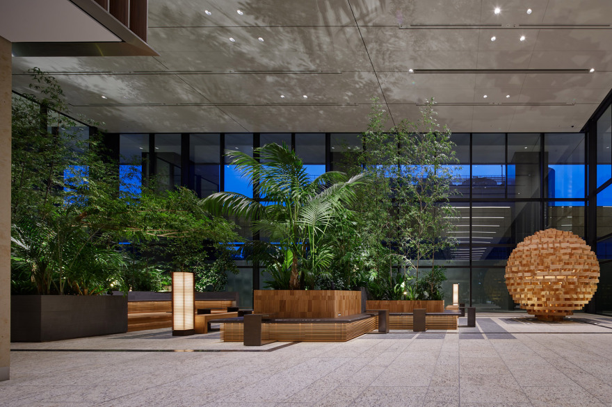 东京金融区绿洲入口大厅丨日本东京丨ikg inc.-8